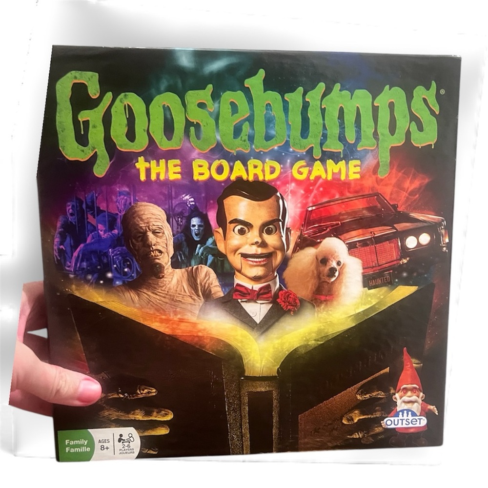 Goosebumps Board Game by Outset - Black and Green